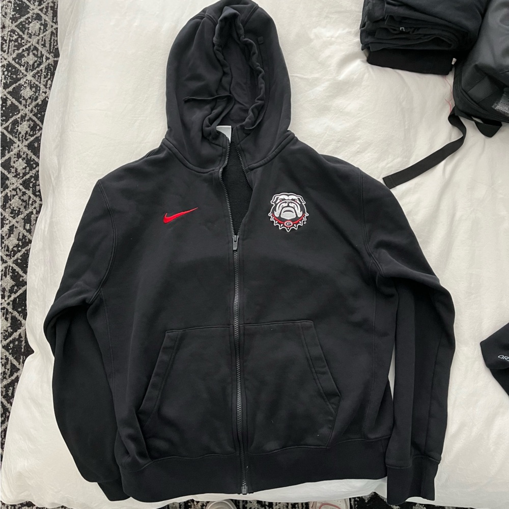 Georgia Nike Zip up Hoodie